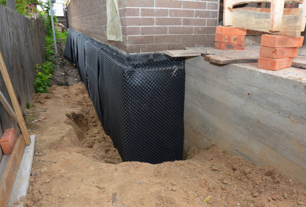 SJ Waterproofing Pros technician performing targeted Crawl Space Encapsulation assessment in Crum Lynne, PA